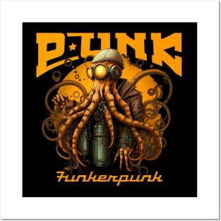 PUNK Atomic Octopus Posters and Art